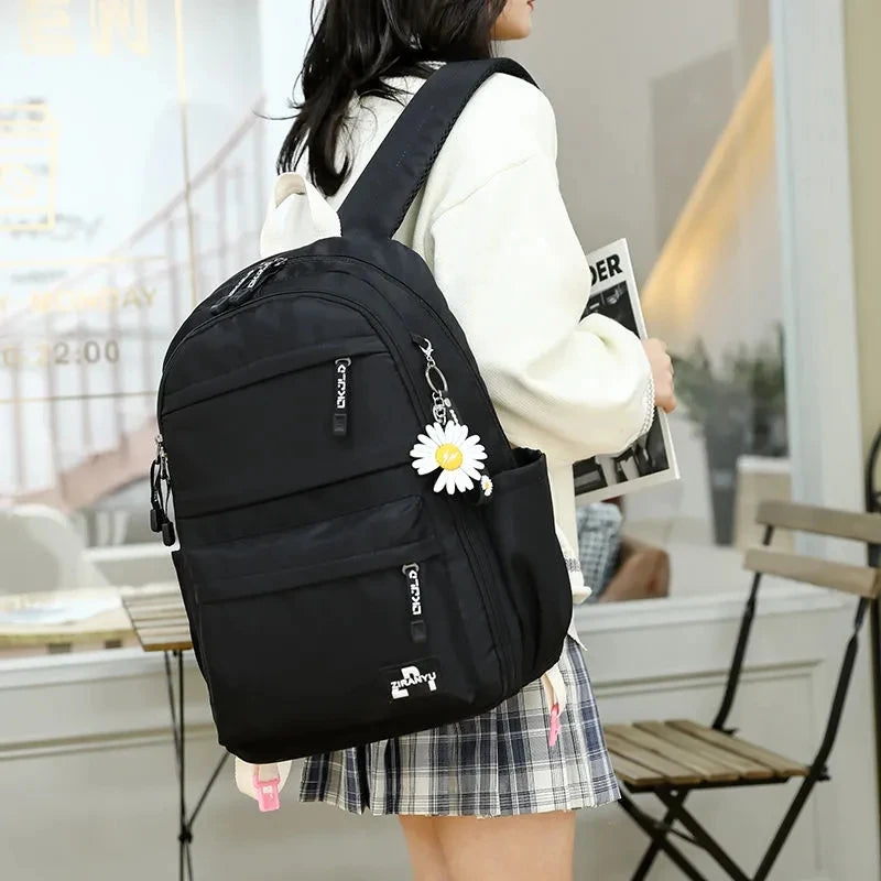 Mochila Escolar com Rodinhas para Meninas - Impermeável e Estilosa