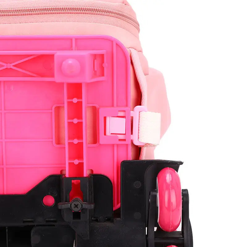 Mochila Escolar com Rodinhas para Meninas - Impermeável e Estilosa