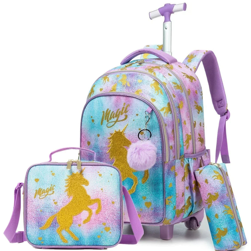 Mochila Infantil com Rodinhas - Estilo e Praticidade