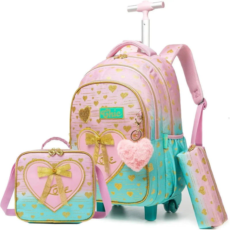 Mochila Infantil com Rodinhas - Estilo e Praticidade