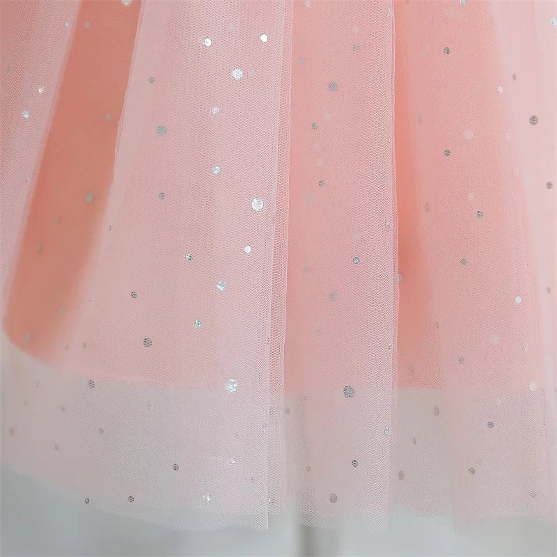 Vestido Princesa com Laço e Tule