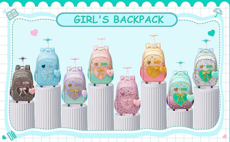 Mochila Infantil com Rodinhas - Estilo e Praticidade