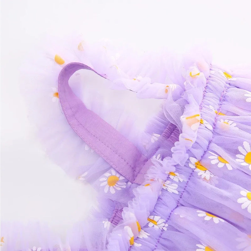 Vestido de verão infantil, vestido de verão, Alças, Meninas, Ombro, Escola, Princesa, Roupas de praia, Crianças, Novo, 2024