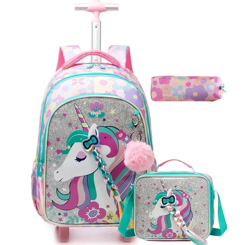 Mochila Infantil com Rodinhas - Estilo e Praticidade