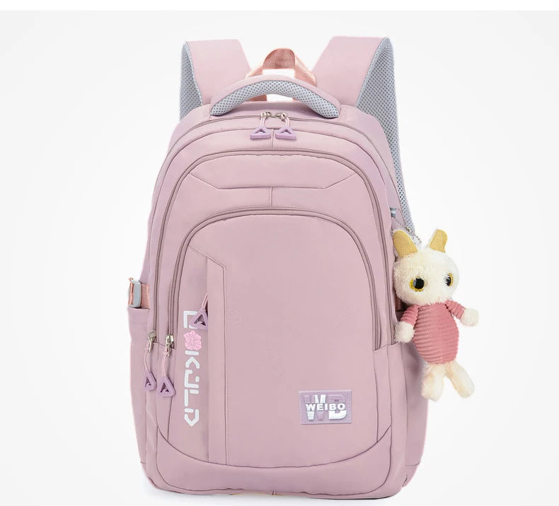 Sacos de escola ortopédica impermeáveis para crianças, sacos de livros infantis, mochilas escolares primárias, mochila de adolescentes, meninas