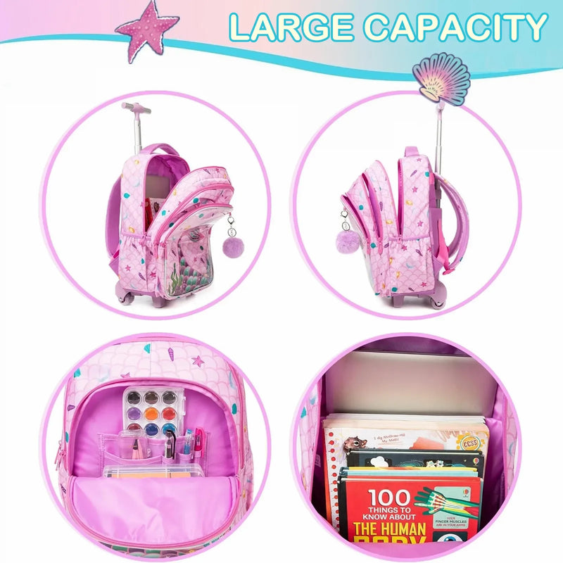 Mochila Infantil com Rodinhas - Estilo e Praticidade