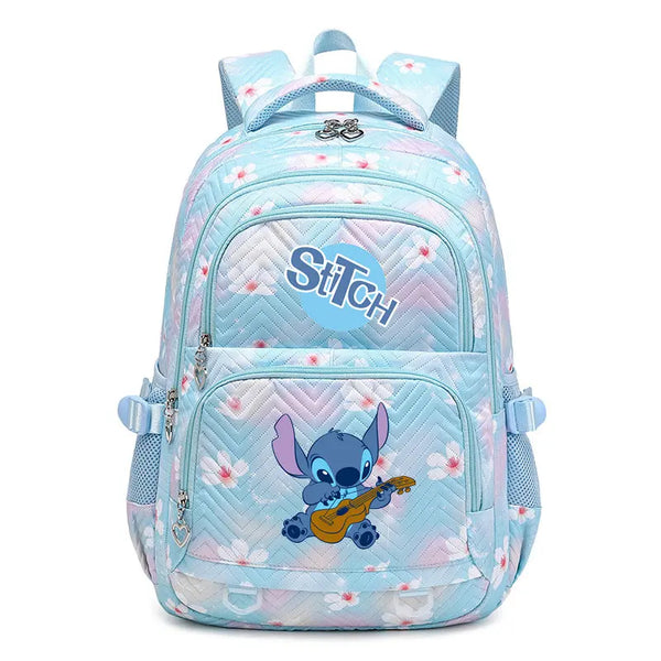 Disney lilo stitch mochilas mochila para adolescentes à prova dwaterproof água meninas mochila feminina saco de viagem bookbag