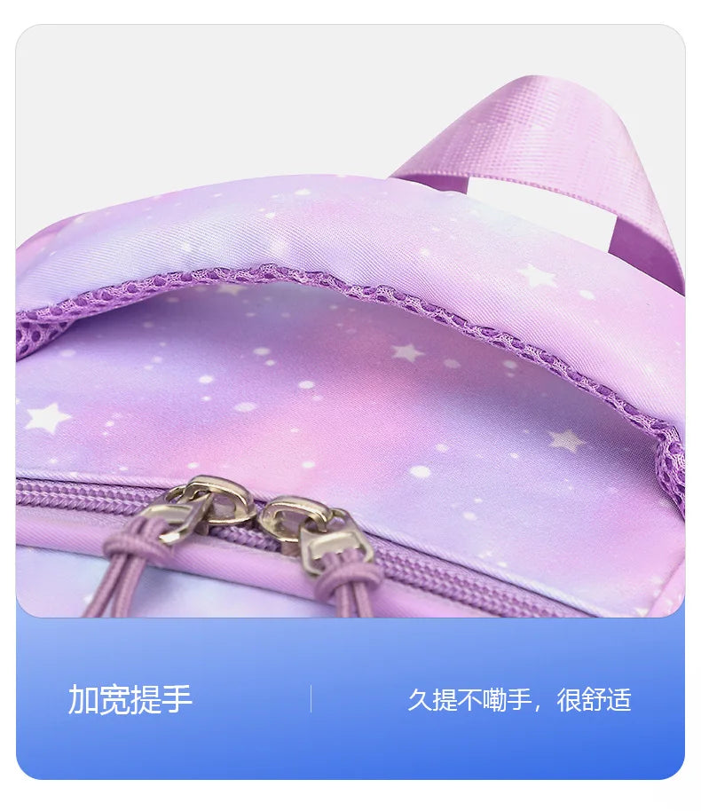 Bookbag de borboleta com lancheira para adolescentes, Lápis Bag Set, Mochila Laptop de Viagem, Ele também está de volta à mochila escolar