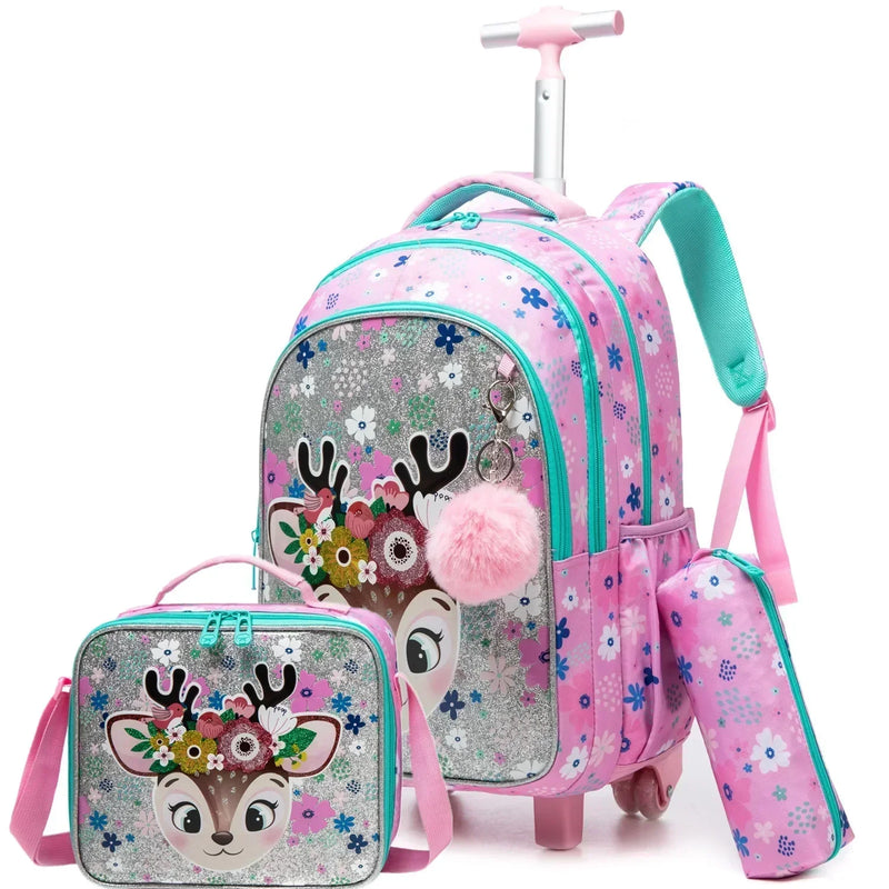 Mochila Infantil com Rodinhas - Estilo e Praticidade