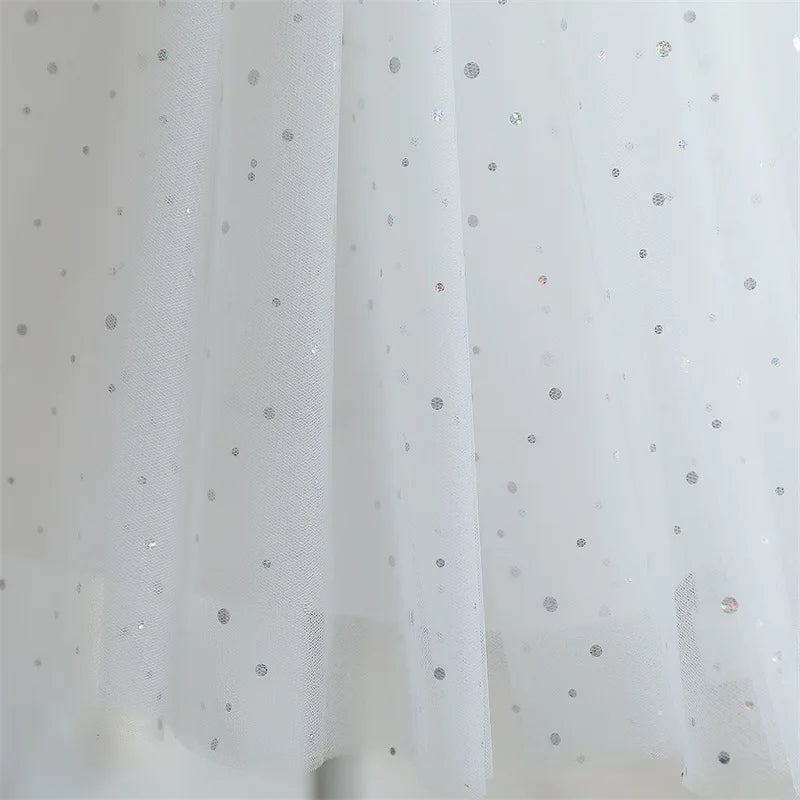 Vestido Princesa com Laço e Tule
