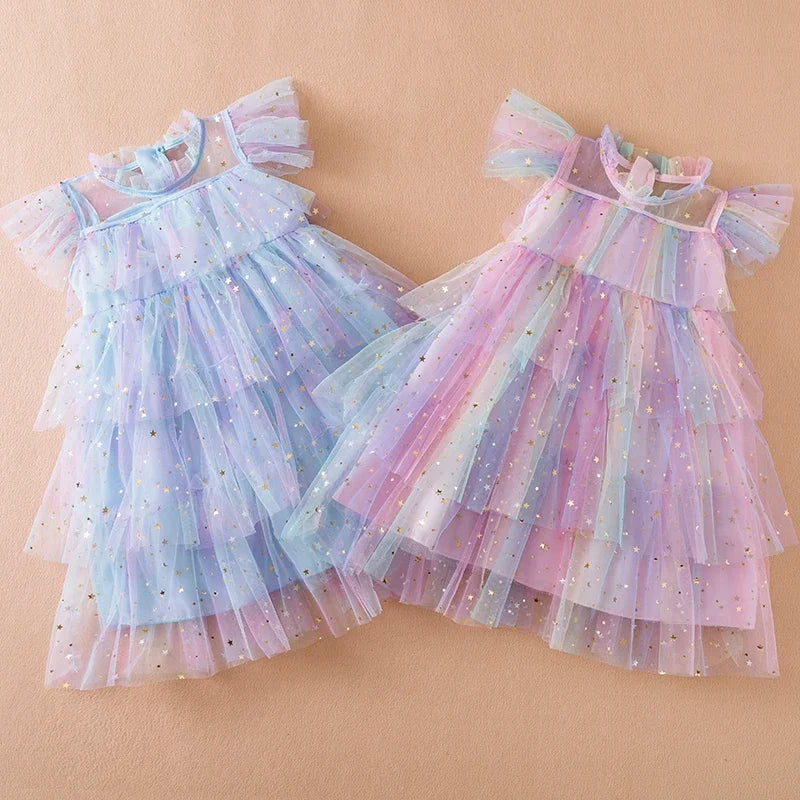 Vestido Princesa Infantil com Lantejoulas