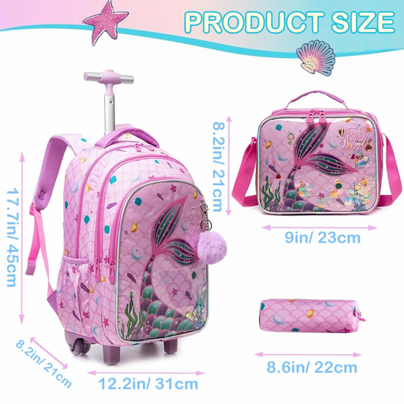 Mochila Infantil com Rodinhas - Estilo e Praticidade