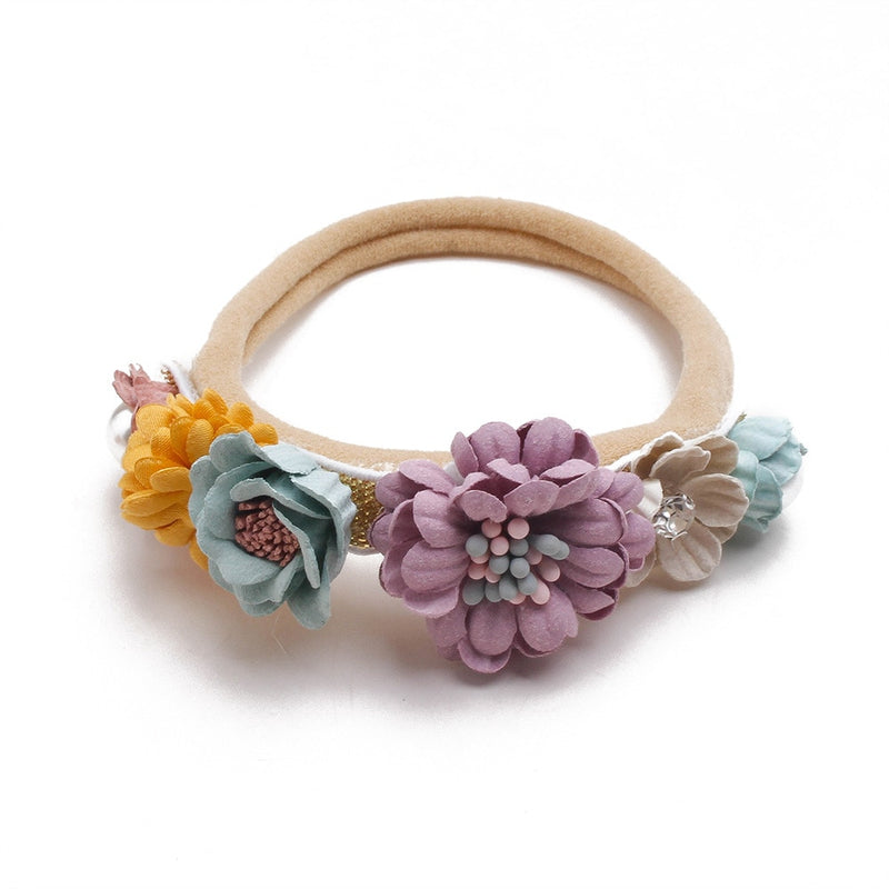 Tiara com flores